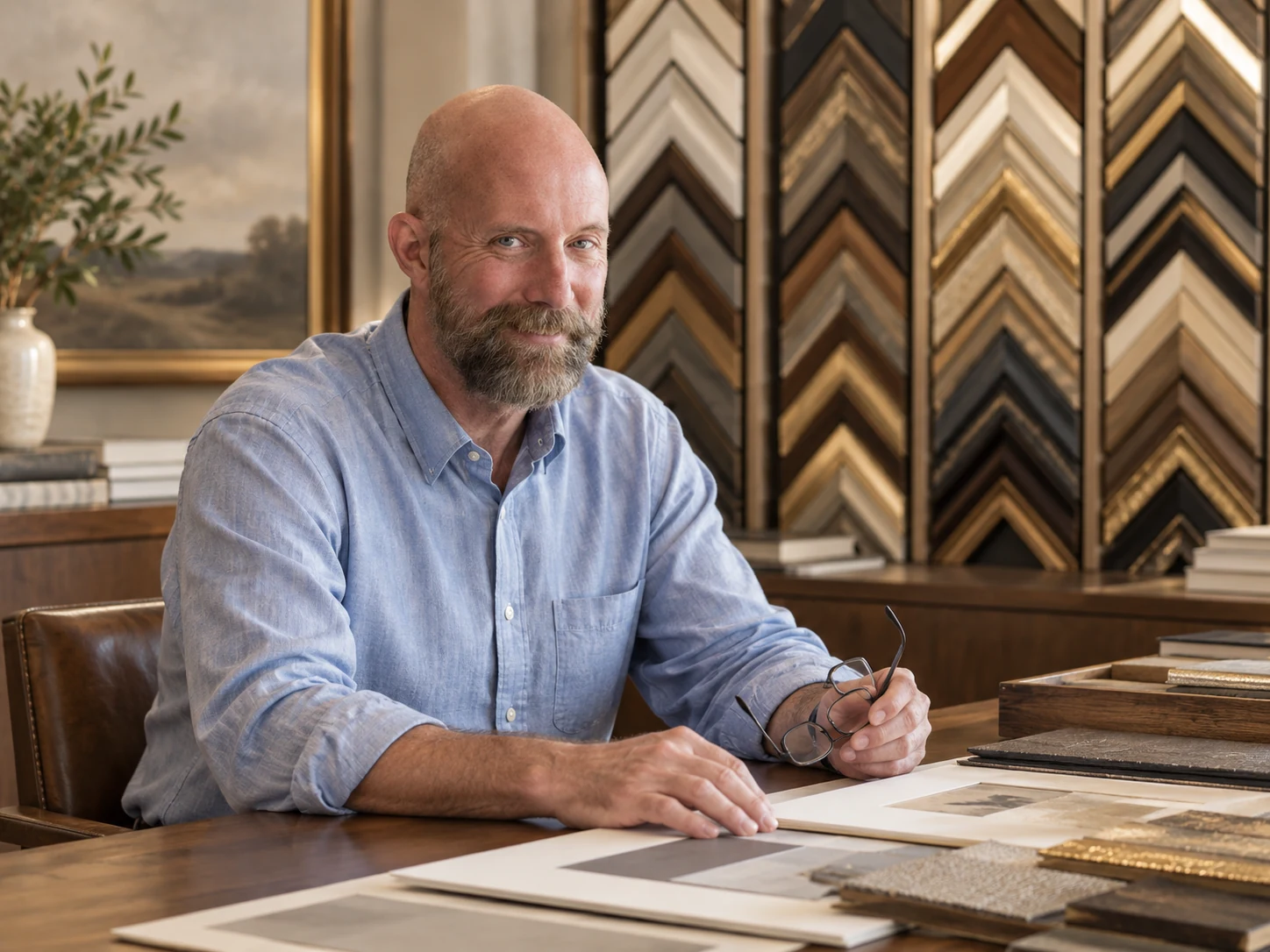 Masten framing consultant in the design studio