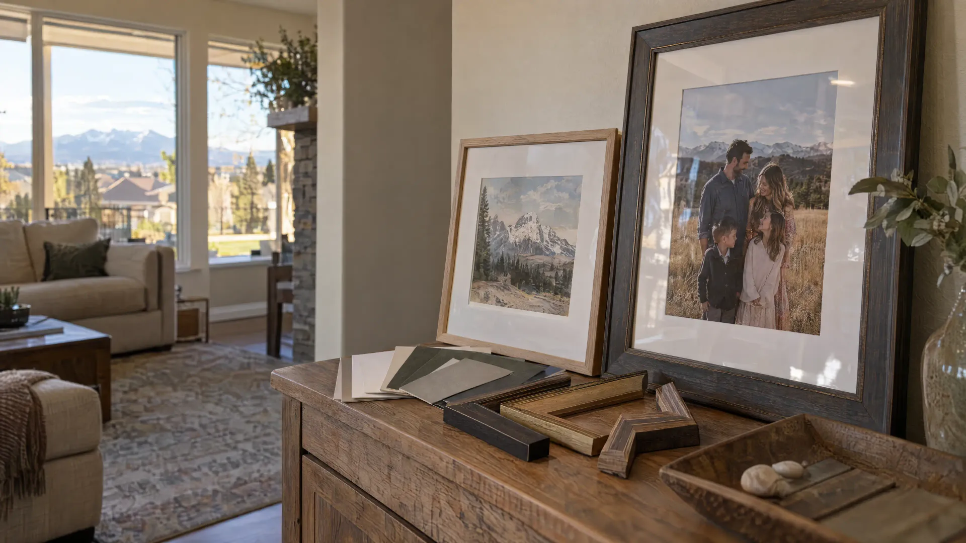 Custom framing in Centennial, Colorado