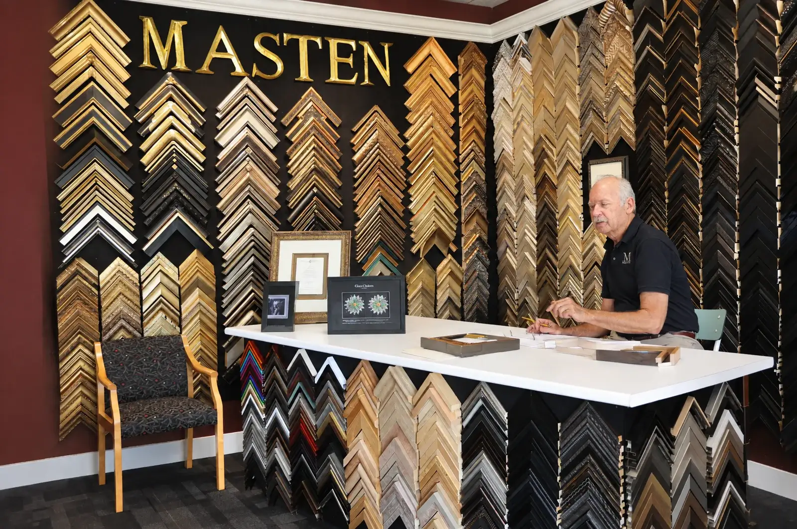 Masten Fine Framing studio in Greenwood Village, Colorado