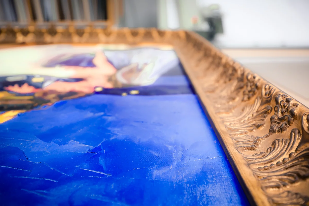 Fine art framing with a refined Colorado landscape artwork