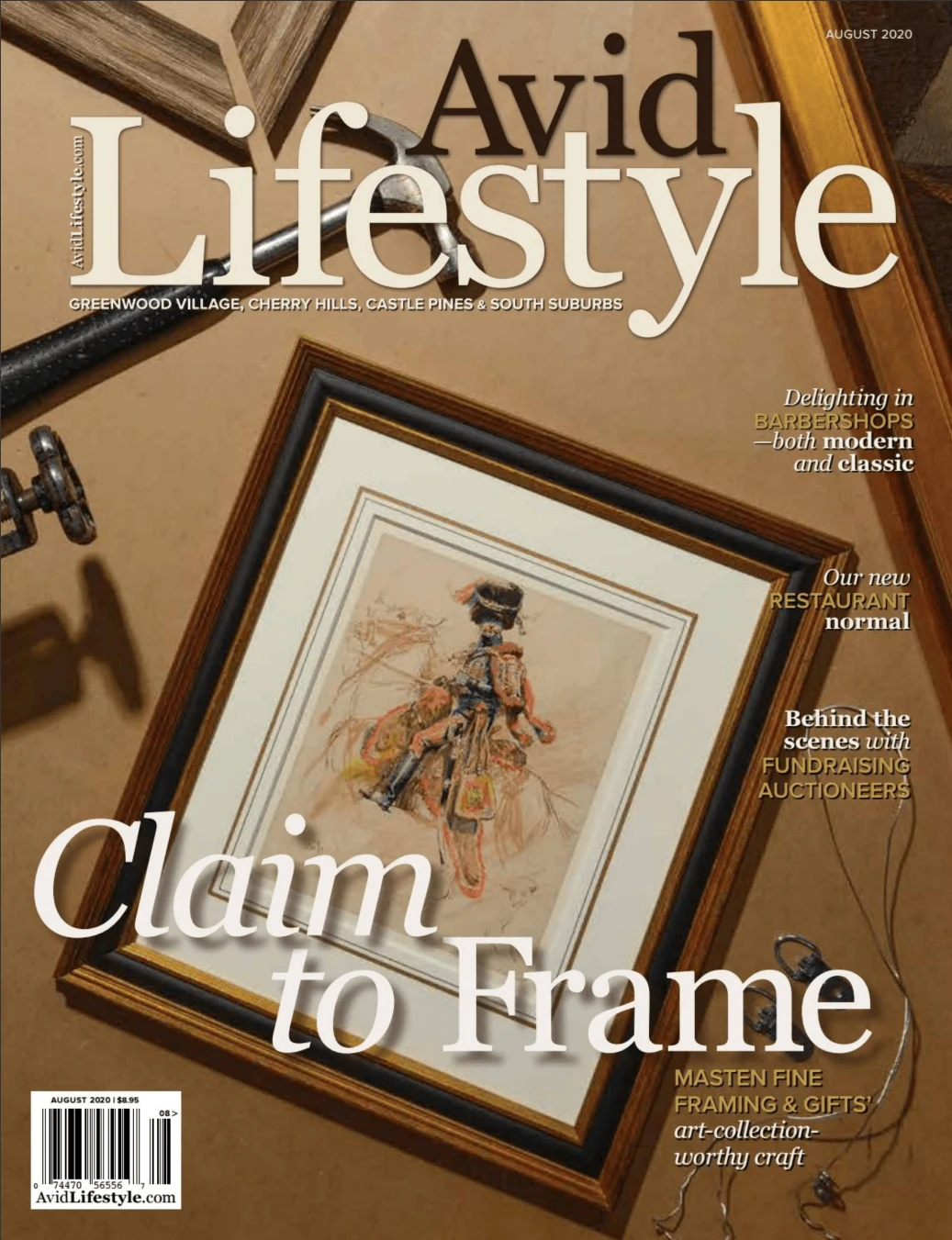 Avid Lifestyle August 2020 magazine cover