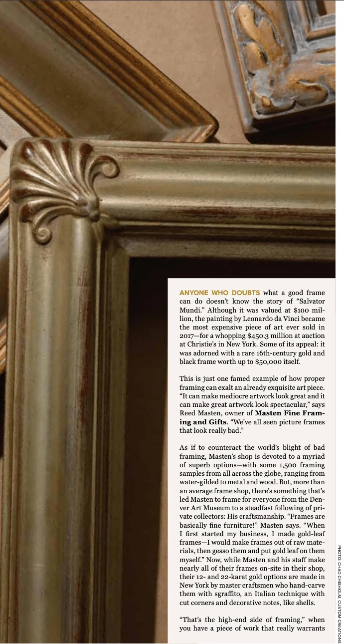 Avid Lifestyle feature on Masten Fine Framing, page 2