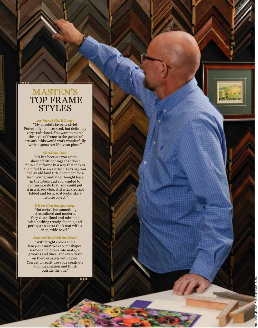 Avid Lifestyle feature on Masten Fine Framing, page 4